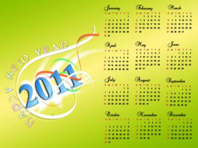 2011 New Year Calendar Thumbnail