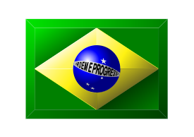 3D Brazilian Flag Thumbnail