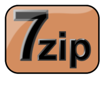 7zip Glossy Extrude Brown