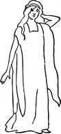 A Character Representing Faith clip art Thumbnail