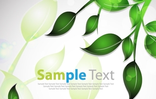 Abstract Background with Leafs Thumbnail