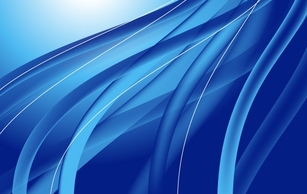 Abstract Blue Waves Vector Illustration Thumbnail