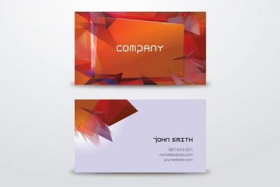 Abstract Business Cards Vector Template Thumbnail