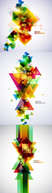 Abstract Colorful Backgrounds Vector Thumbnail