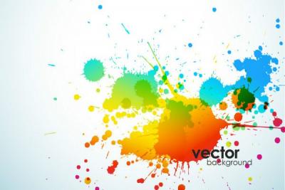 Abstract Splatter Vector Background Thumbnail