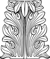 Acanthus Leaf clip art