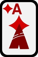 Ace Of Diamonds clip art Thumbnail