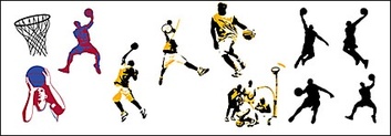 Ai Format, Keyword: Basketball Dunk Figure Silhouettes Campaign…… Thumbnail