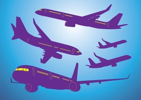 Airplanes Vectors Thumbnail
