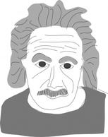 Albert Einstein Cartoon clip art Thumbnail
