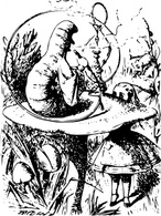 Alice Talking Worm Mushroom clip art Thumbnail