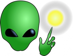 Alien Wizard clip art