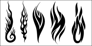 All kinds of cool fire vector logo (4)