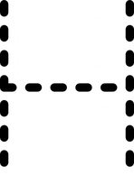 Alphabet Tracing Letter H clip art Thumbnail