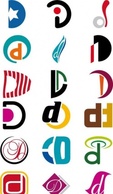 Alphabetical Logo Design Concepts. Letter D Thumbnail