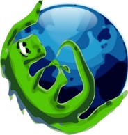 Alternate Mozilla Browser Icon clip art Thumbnail