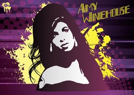 Amy Winehouse Vector Art Thumbnail
