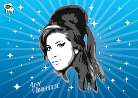 Amy Winehouse Vector Thumbnail