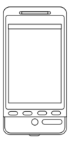 Android phone line art Thumbnail