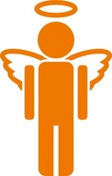 Angel Icon clip art