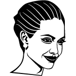 Angelina Jolie Vector Portrait Thumbnail