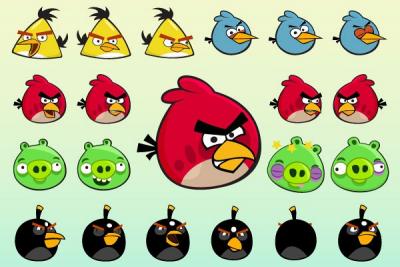 Angry Birds Vector Characters Thumbnail