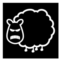 Angry black sheep