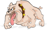 Angry Bulldog Free Vector Thumbnail