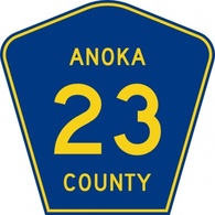 Anoka County Route clip art Thumbnail
