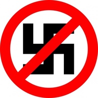 Anti Nazi Symbol clip art