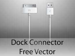 Apple Dock Connector Free Vector Thumbnail