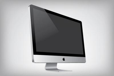 Apple iMac 27 inch Vector Thumbnail