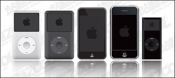 Apple ipod products vector material Thumbnail