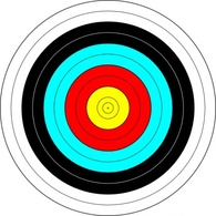 Archery Target clip art Thumbnail