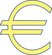 Archie Symbol Money Euro Simple clip art Thumbnail