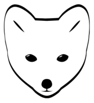 Arctic Fox head Thumbnail