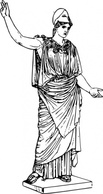 Athena clip art Thumbnail