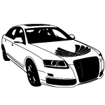 Audi Car Vector Thumbnail