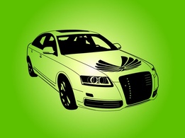 Audi Car Vector Thumbnail