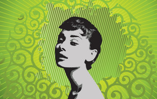 Audrey Hepburn Illustration Thumbnail