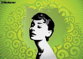 Audrey Hepburn Vector Thumbnail