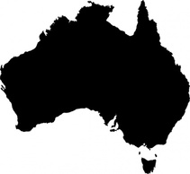 Australian Maps clip art