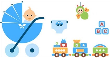 Baby Toys vector Thumbnail