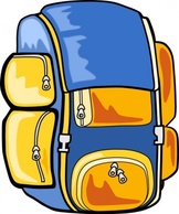 Backpack clip art Thumbnail