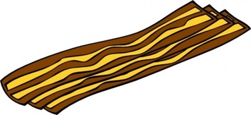 Bacon clip art Thumbnail