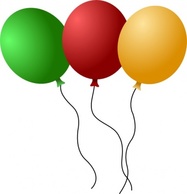 Balloons clip art