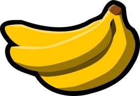 Bananas Icon clip art Thumbnail