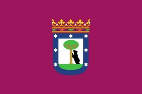 Bandera De La Ciudad De Madrid clip art Thumbnail