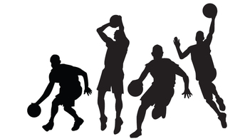 Basketball Players Vectors