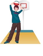 Basketball sport vector 1